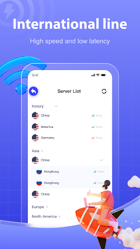 wirevpn - Fast Unlimited Proxy Screenshot 1