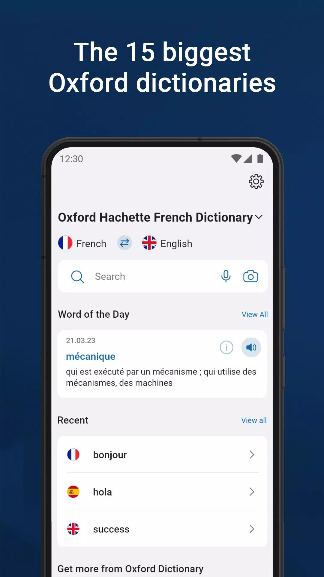 Oxford Dictionary & Thesaurus スクリーンショット 1