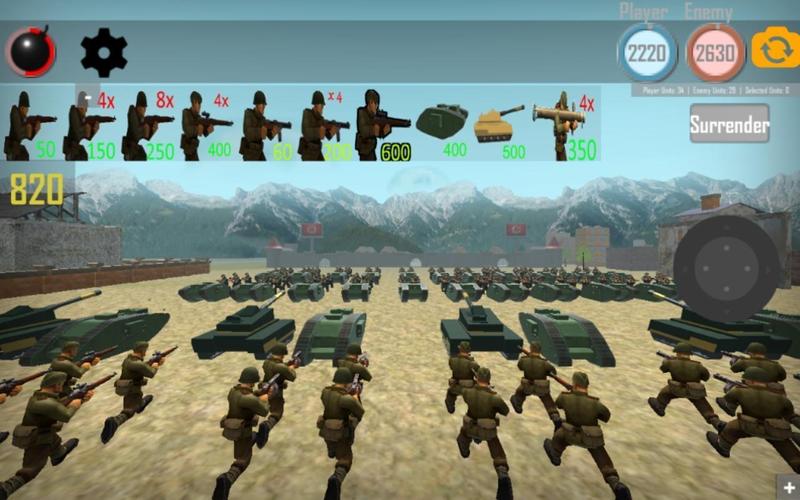 WORLD WAR II: SOVIET WARS RTS Zrzut ekranu 3