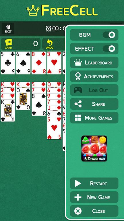 FreeCell - Classic Card Game应用截图第3张