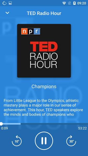Podcast App ဖန်သားပြင်ဓာတ်ပုံ 3