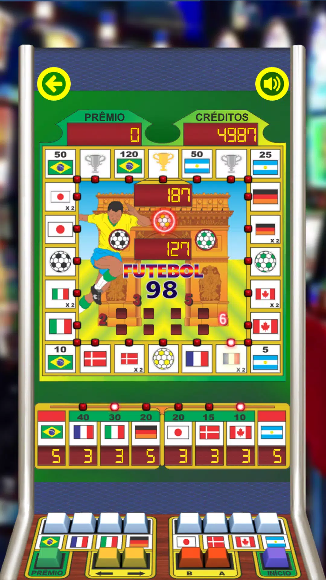 Football 98 Slot Machine Скриншот 0