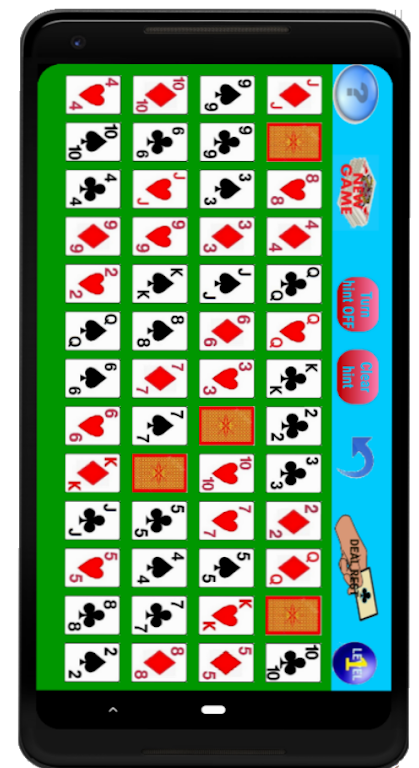 Differerent Solitaire game ဖန်သားပြင်ဓာတ်ပုံ 0