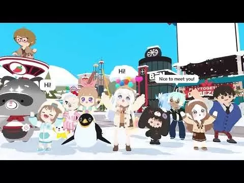 Pompompurin sa paglalaro nang magkasama