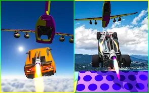 Rocket Car Racing Stunts Ảnh chụp màn hình 3