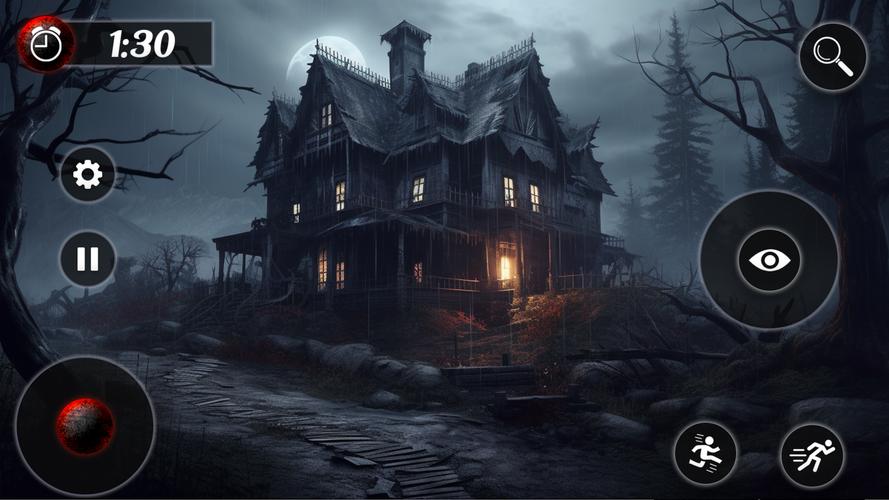 Evil Scary Mansion Games 3D Скриншот 0