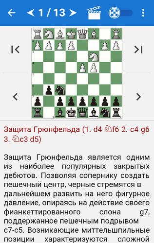 Chess Tactics in Grünfeld Def. 스크린샷 0