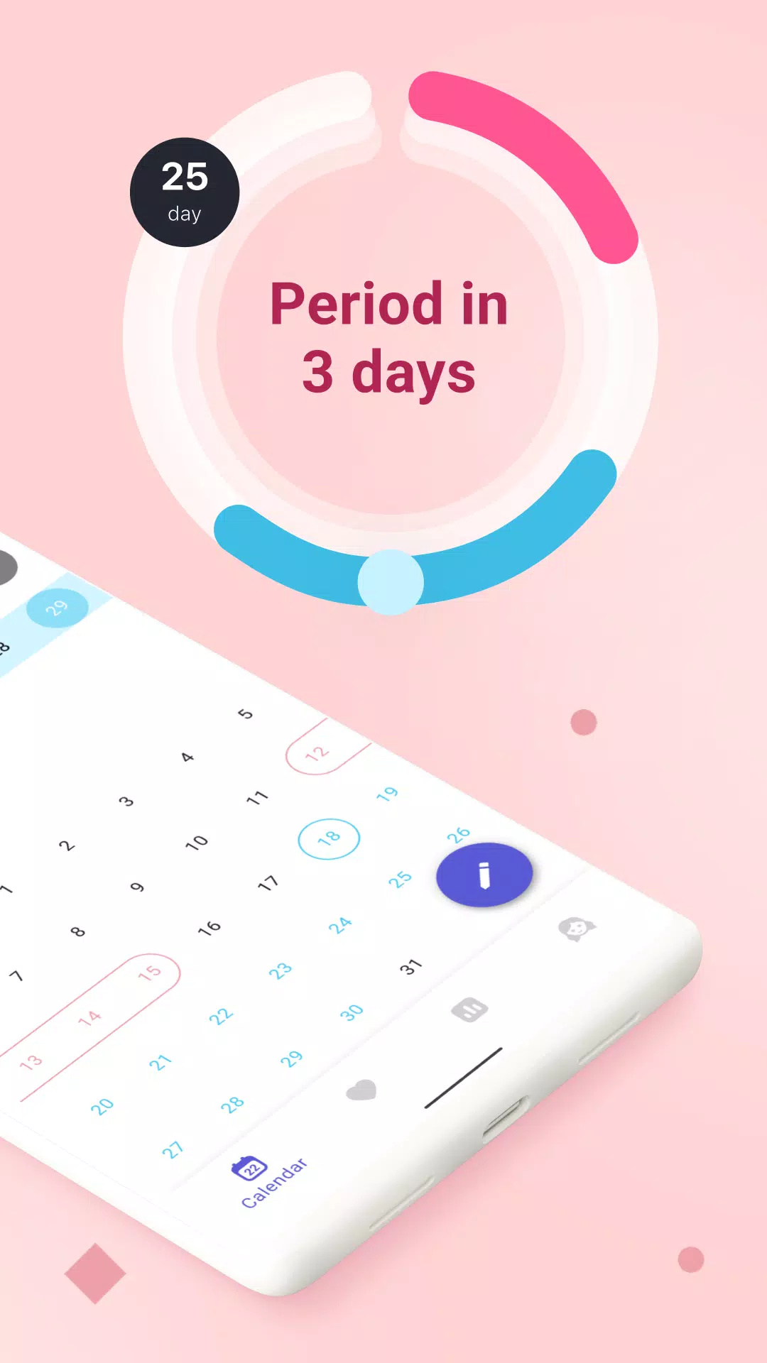 Clover－Period & Cycle Tracker Schermafbeelding 1