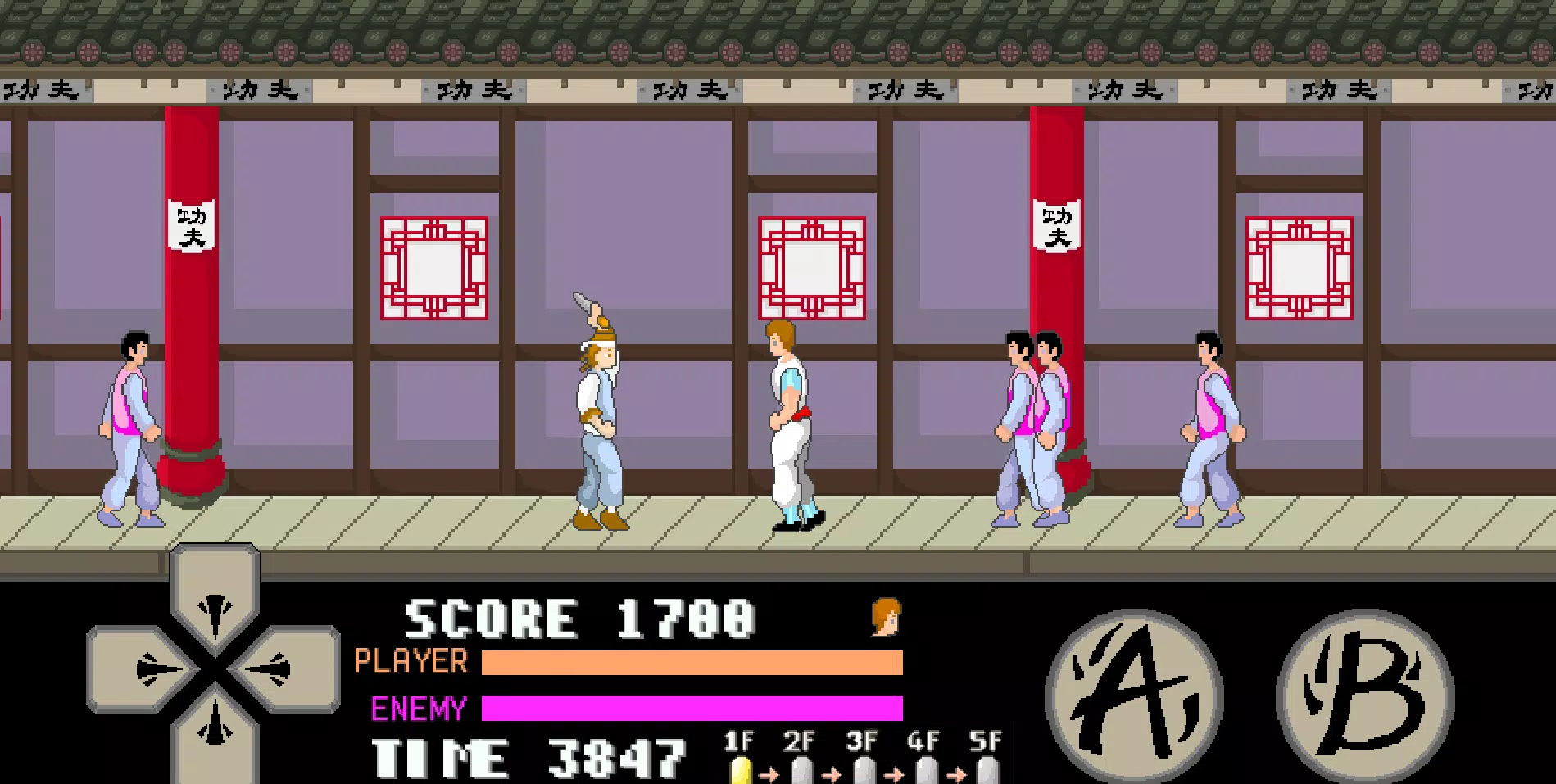 kung fu master arcade Captura de tela 0