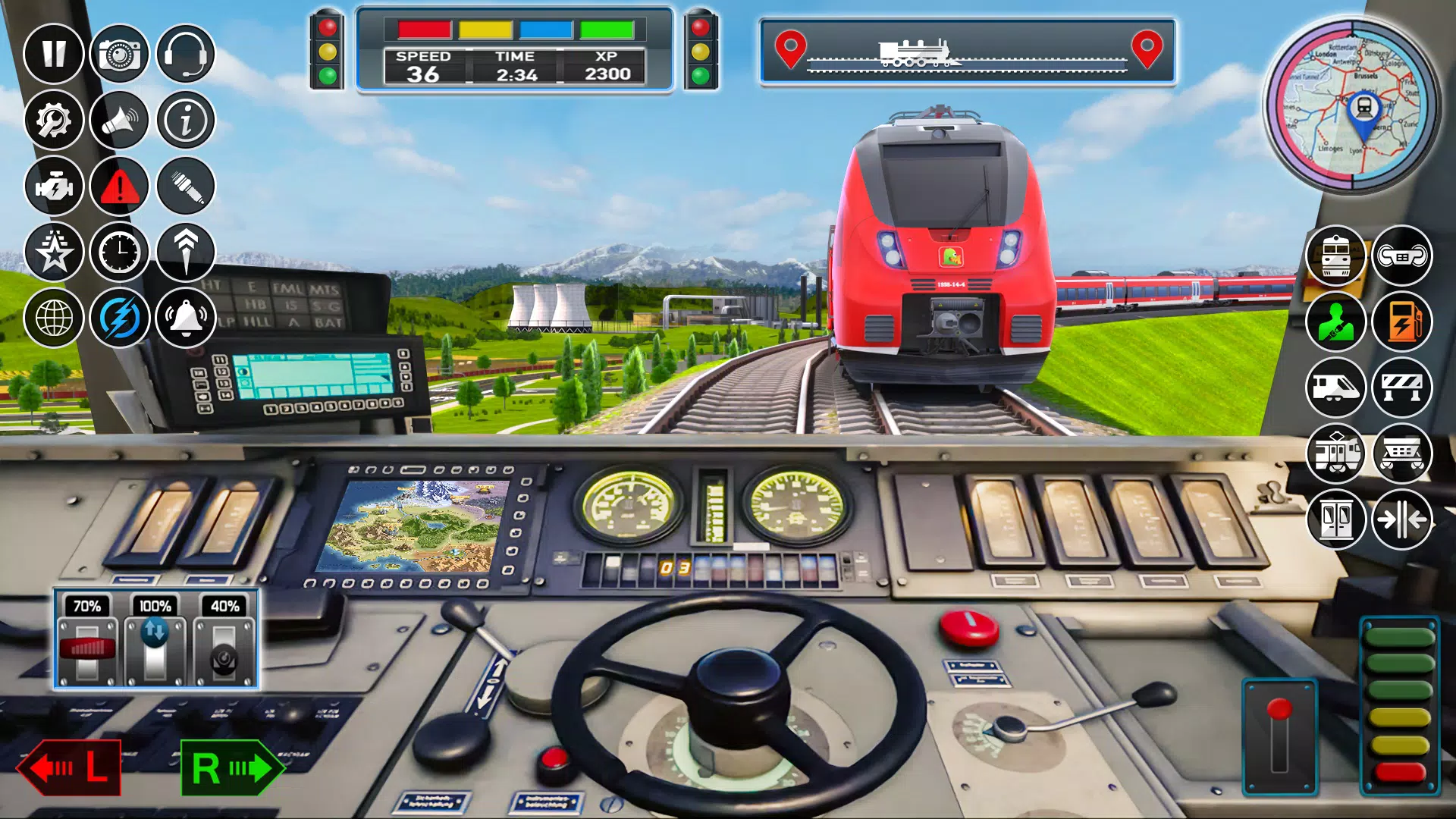 City Train Game ဖန်သားပြင်ဓာတ်ပုံ 0