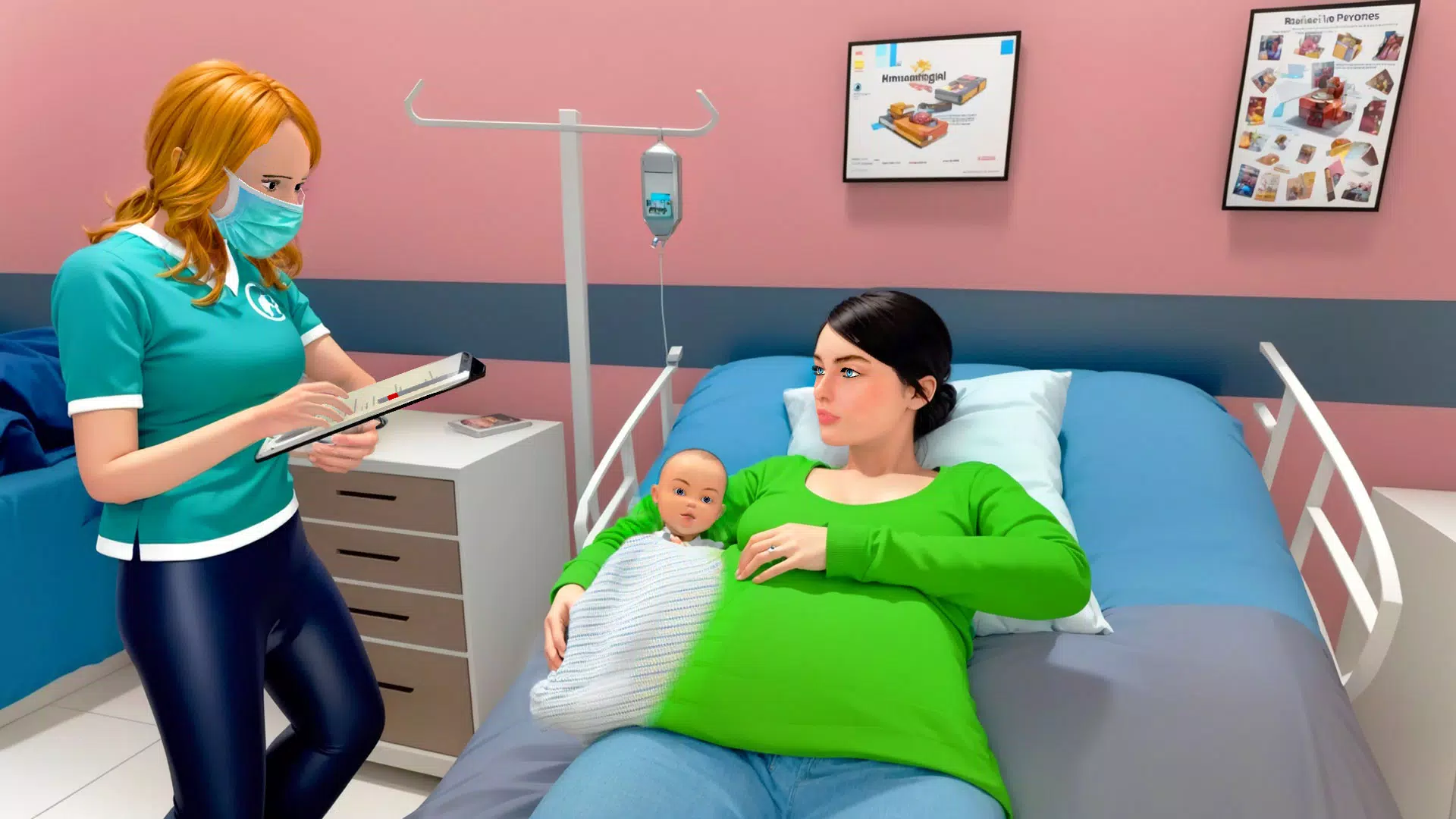 Pregnant Mom Game: Family life Скриншот 1