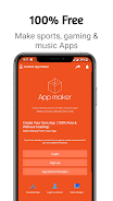 Android App Maker - No Coding Ảnh chụp màn hình 1