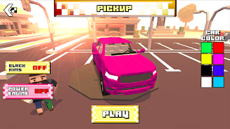 Blocky Car Racer - racing game Screenshot 2