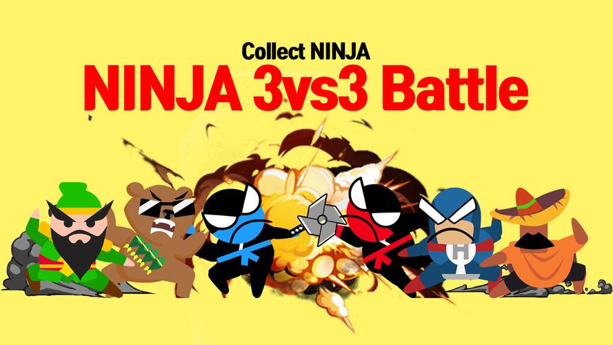 salta ninja batalla 2 jugador Captura de pantalla 2