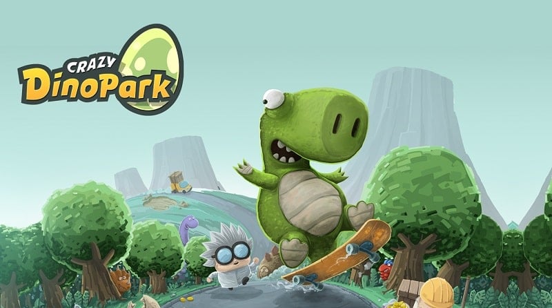 Crazy Dino Park Captura de tela 0