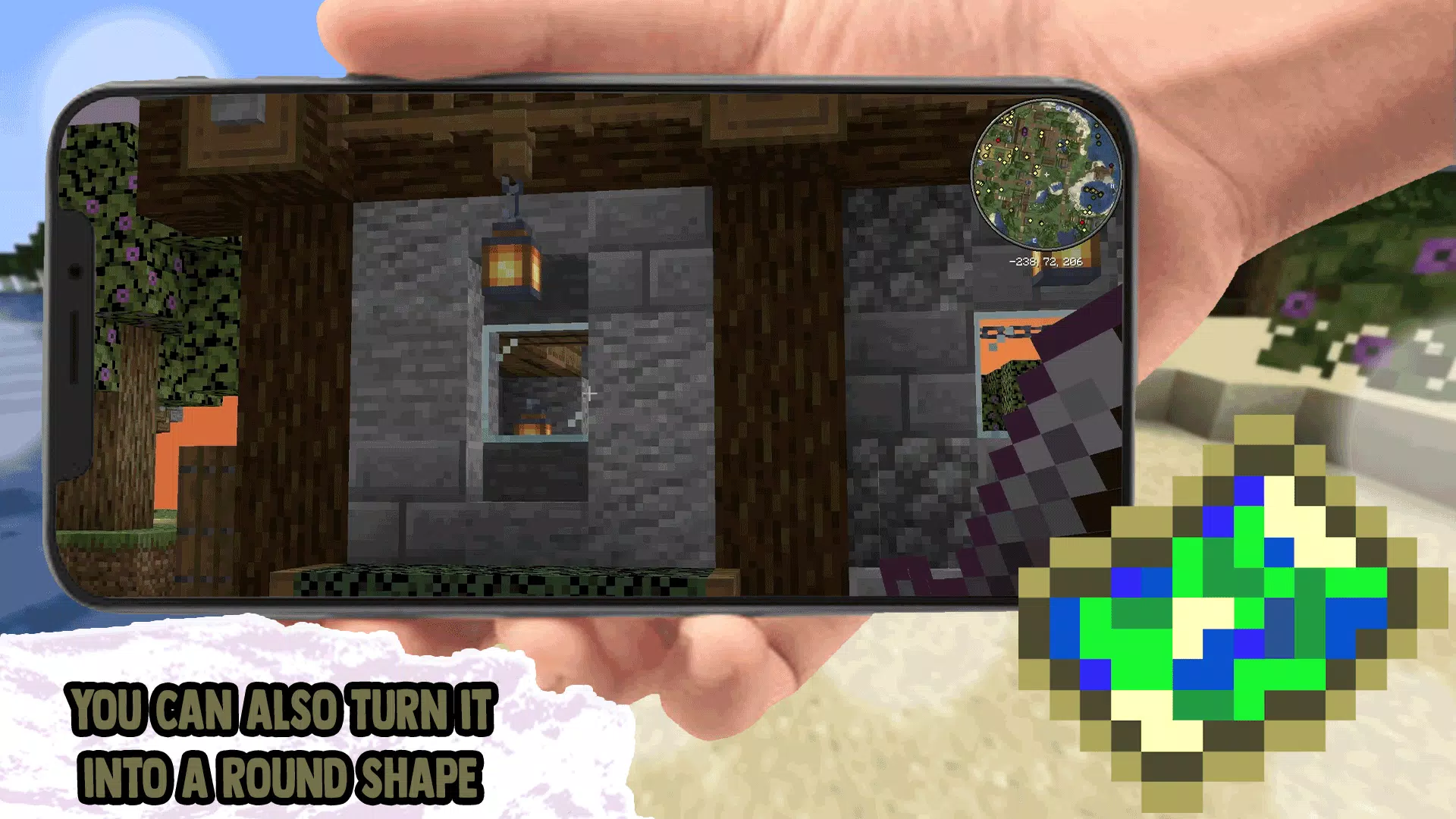 Minimap Mod Addons for MCPE 스크린샷 1