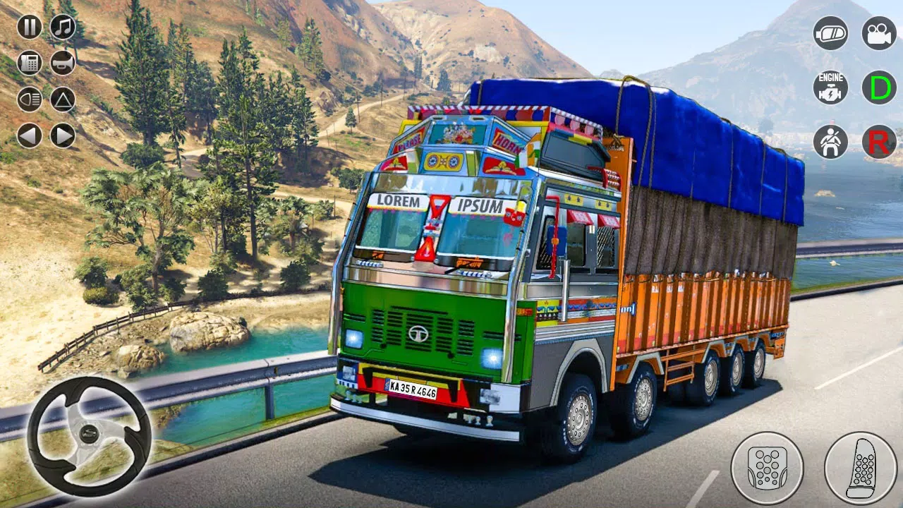 Indian Cargo Truck Game 2024 Schermafbeelding 1