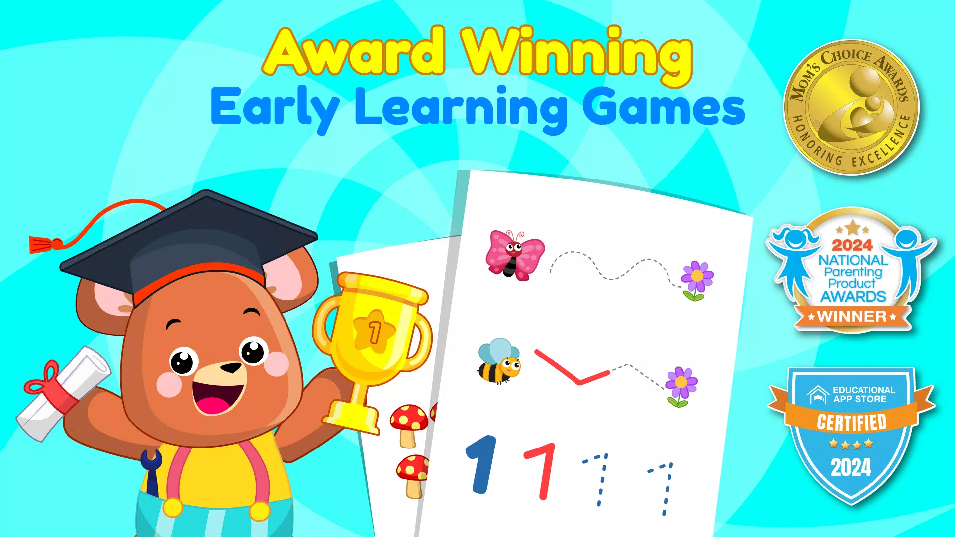 ElePant Kids Learning Games 2+ Captura de tela 0