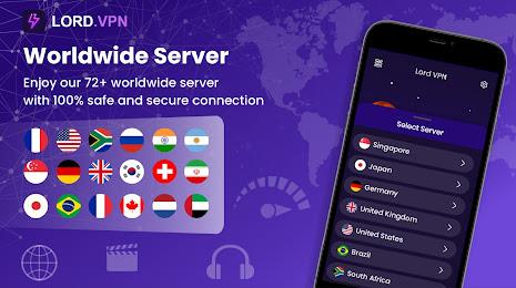 Lord VPN - Fast And Secure स्क्रीनशॉट 2