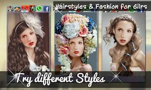 Hairstyles & Fashion for Girls स्क्रीनशॉट 1