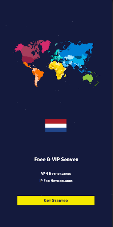 VPN NetherLands - IP for NL Schermafbeelding 0