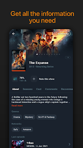 Moviebase: Trakt Movie Tracker Capture d'écran 2