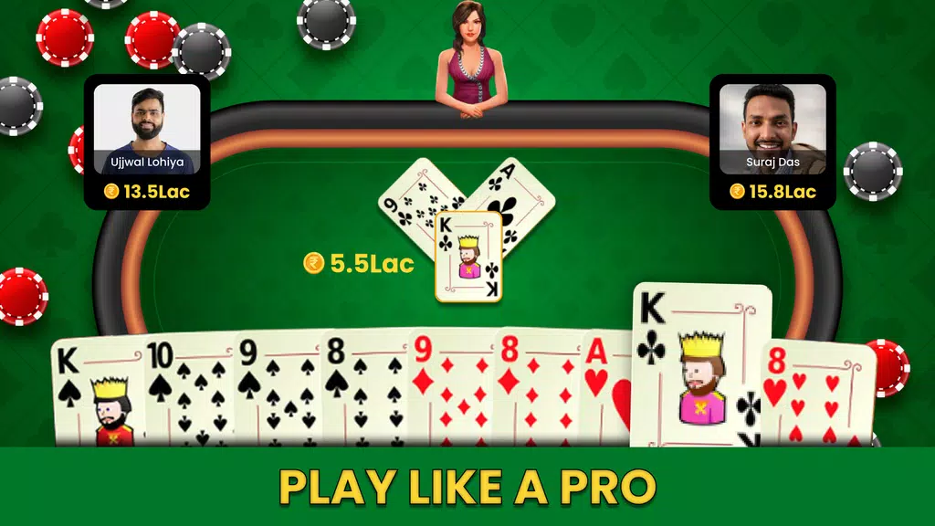 Card Game: 235 Do Teen Panch Zrzut ekranu 0