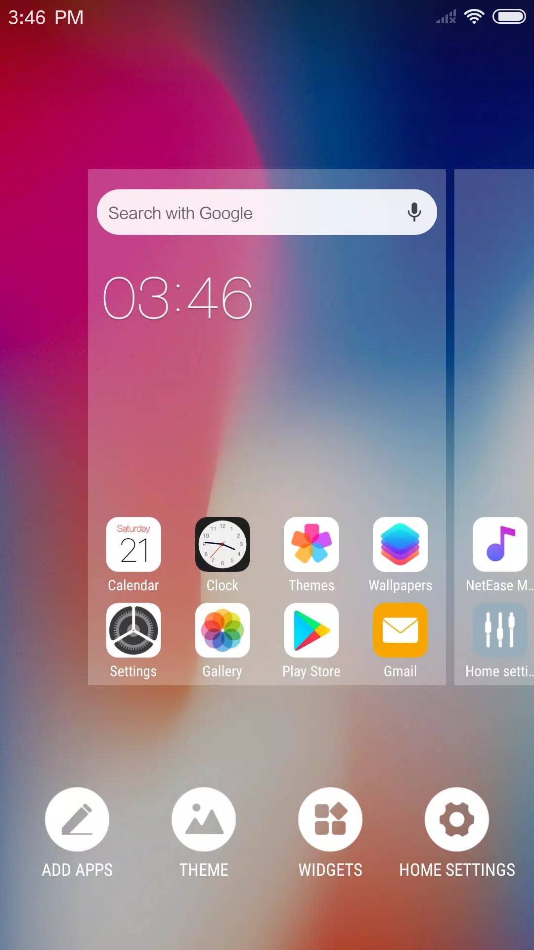 iLauncher Tangkapan skrin 1