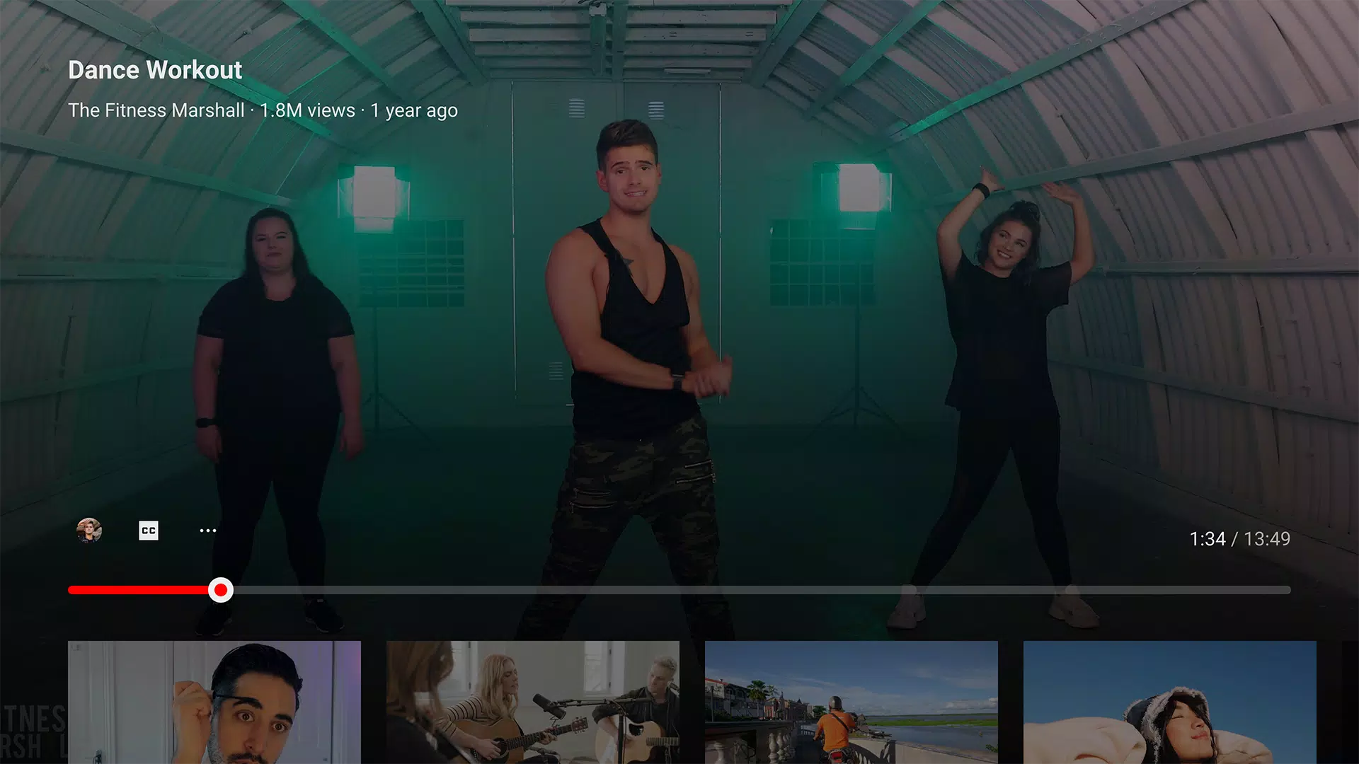 YouTube for Android TV 스크린샷 3