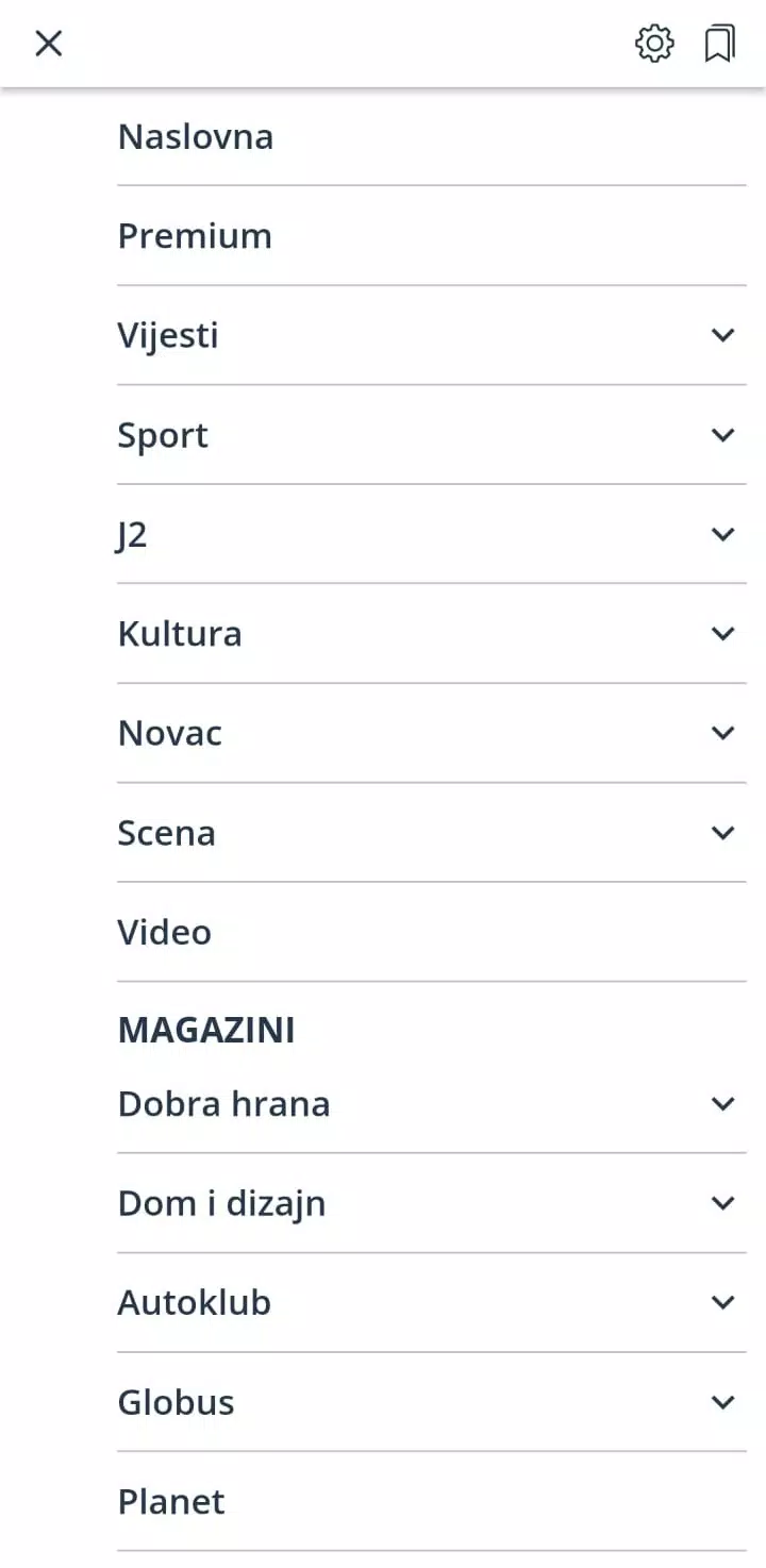 Schermata Jutarnji list 2