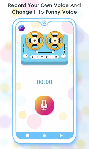 Voice Changer - Funny Recorder 스크린샷 1