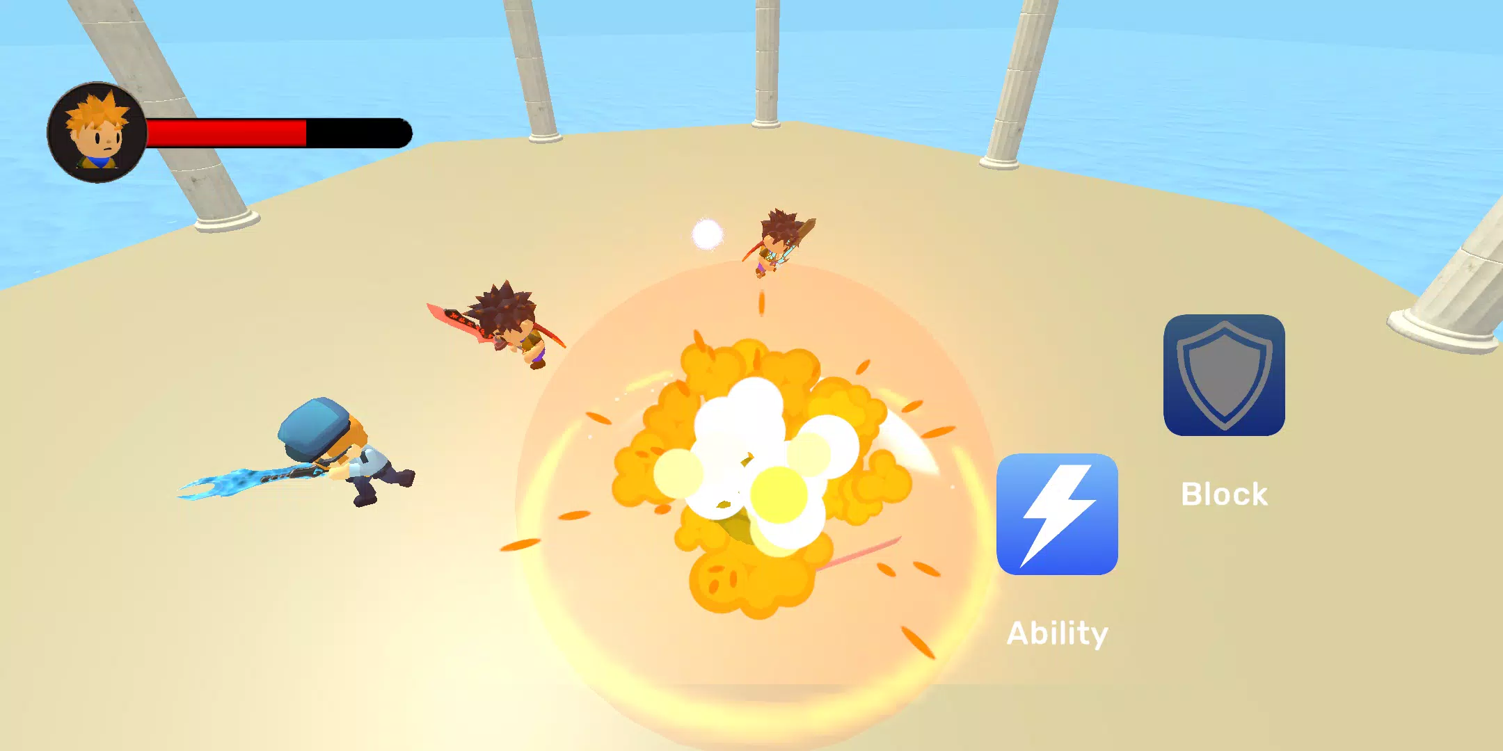 Blade Ball Dodgeball Battle Screenshot 1