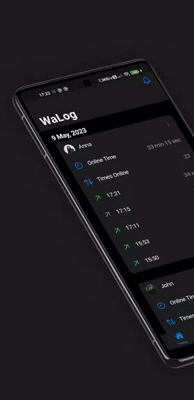 WaLog: Online Tracker ဖန်သားပြင်ဓာတ်ပုံ 0