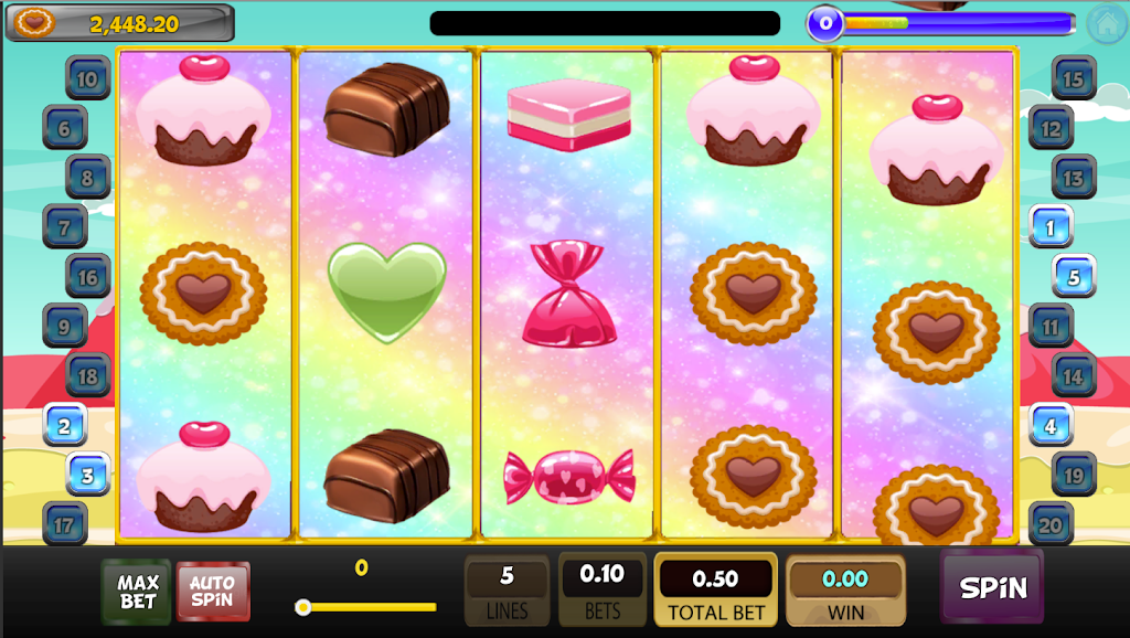 Schermata Candy Sweet Slot machine 3