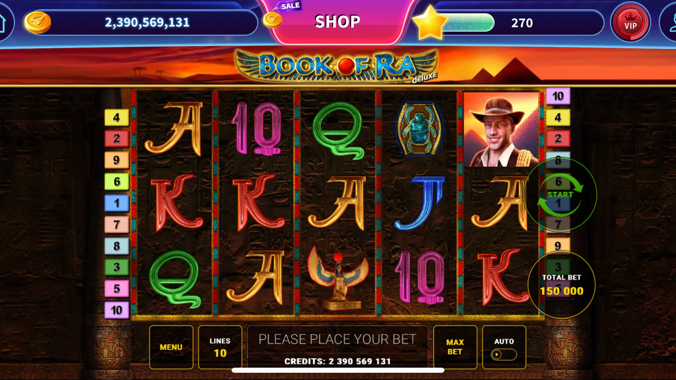 Book of Ra™ Deluxe Slot Schermafbeelding 0