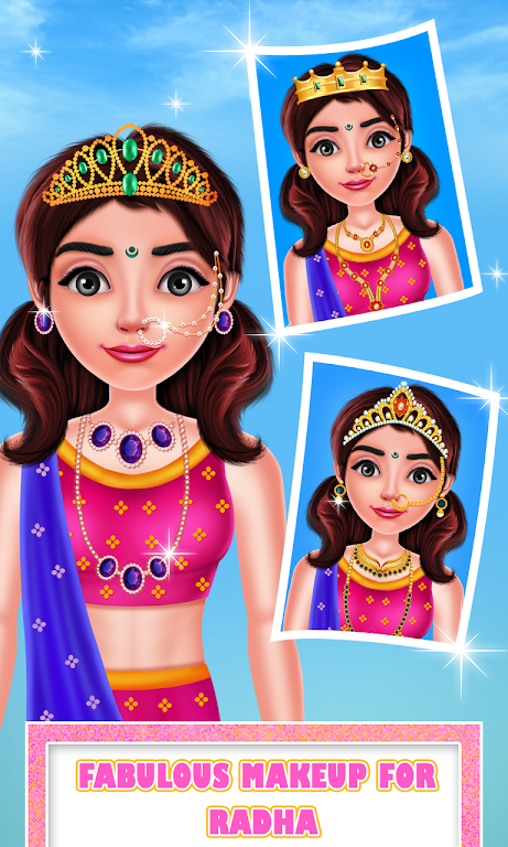 Cute Radha Fashion Makeover Zrzut ekranu 0