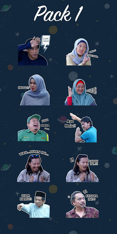 Dunia Terbalik WA Sticker Schermafbeelding 1