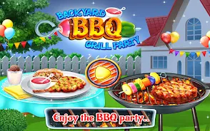 Backyard BBQ Grill Party Tangkapan skrin 0