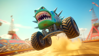 Crazy Monster Truck Stunts Captura de pantalla 2