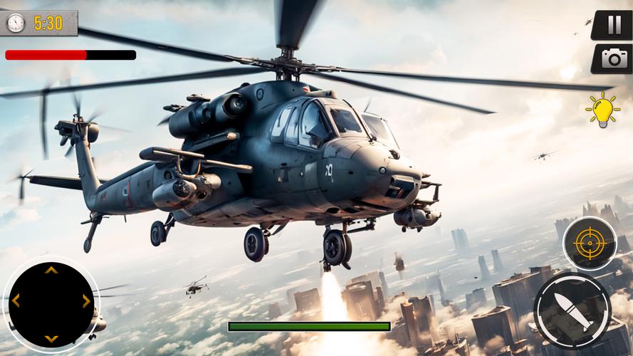 Gunship Battle Offline Game Capture d'écran 3