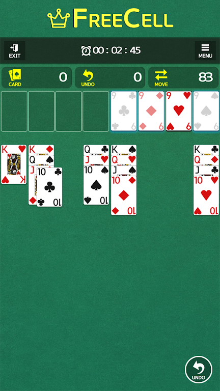 FreeCell - Classic Card Game应用截图第2张