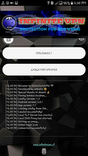 SSx InfiniteVPN Captura de tela 1
