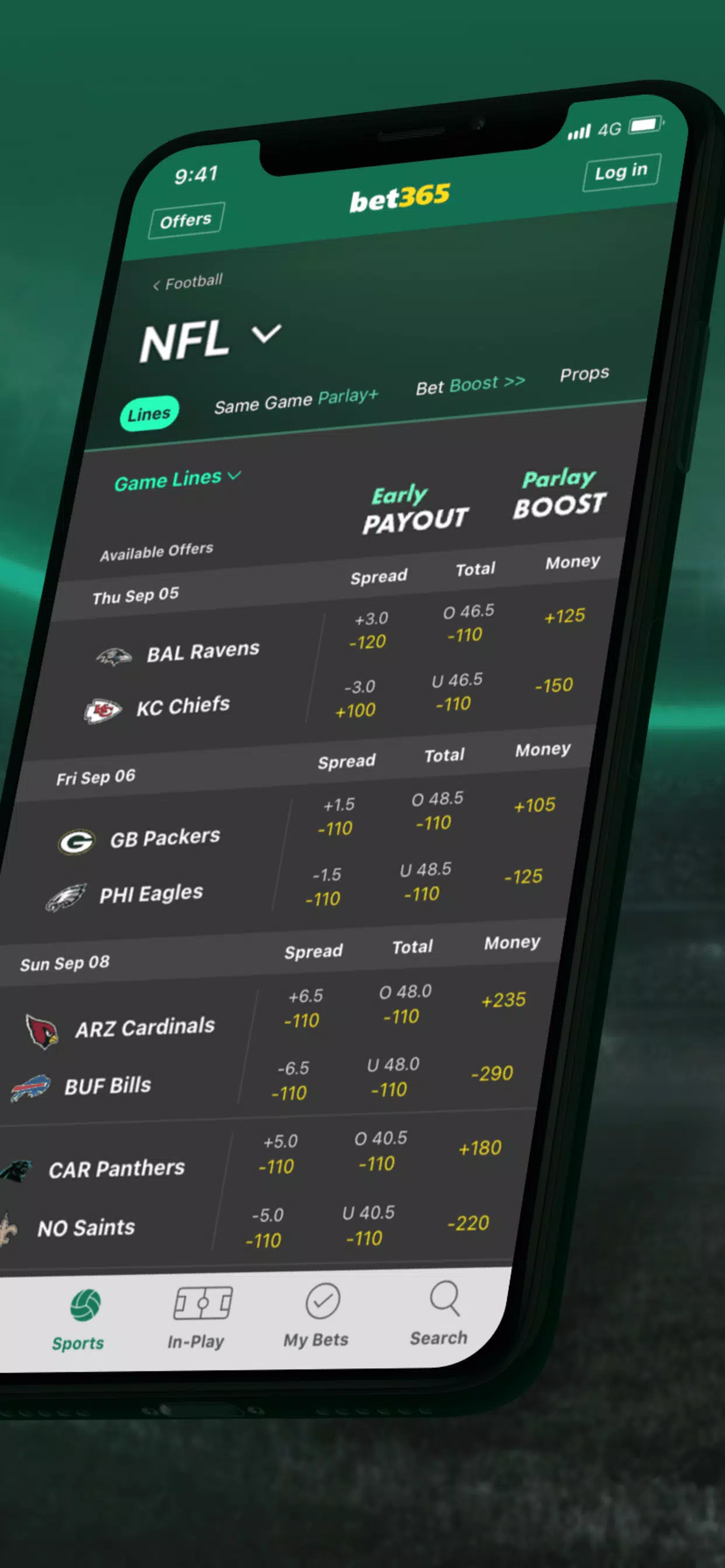 bet365體育投注應用截圖第1張