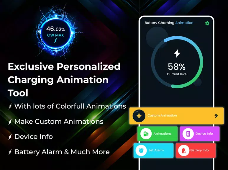 Ultra Fast Charging Animation ภาพหน้าจอ 0