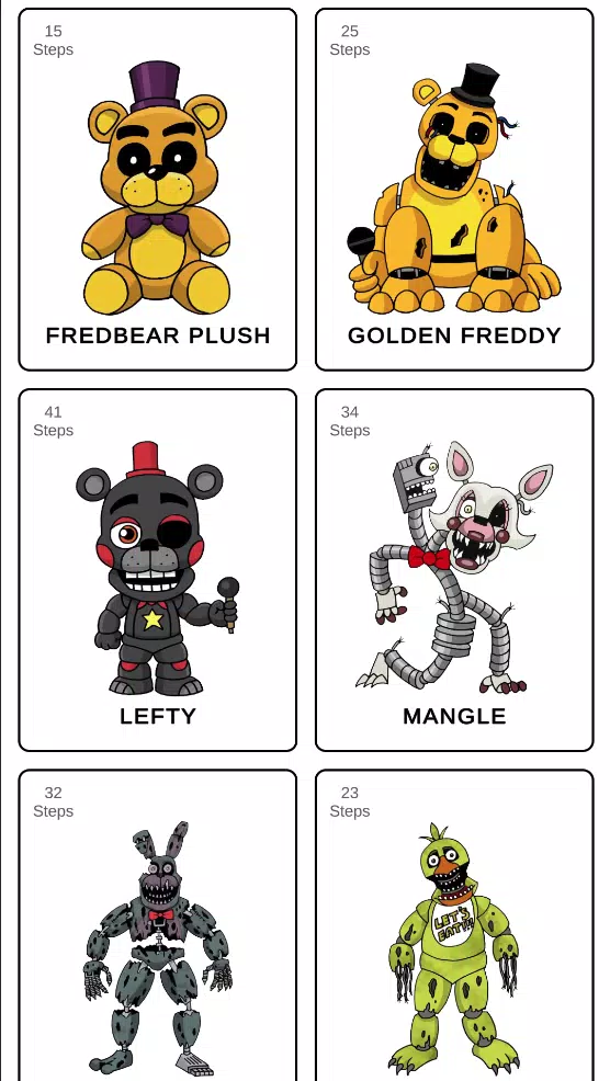 How to draw fnaffs スクリーンショット 2