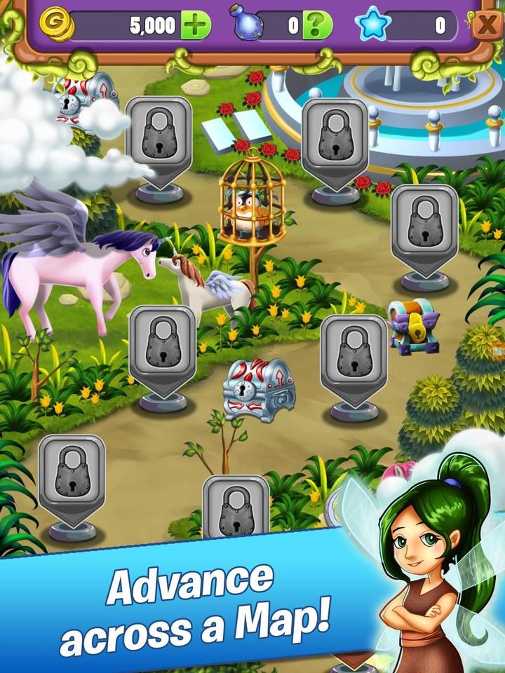 Schermata Hidden Mahjong Unicorn Garden 1