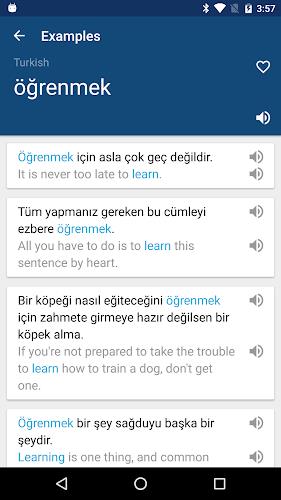 Turkish English Dictionary İng Zrzut ekranu 1