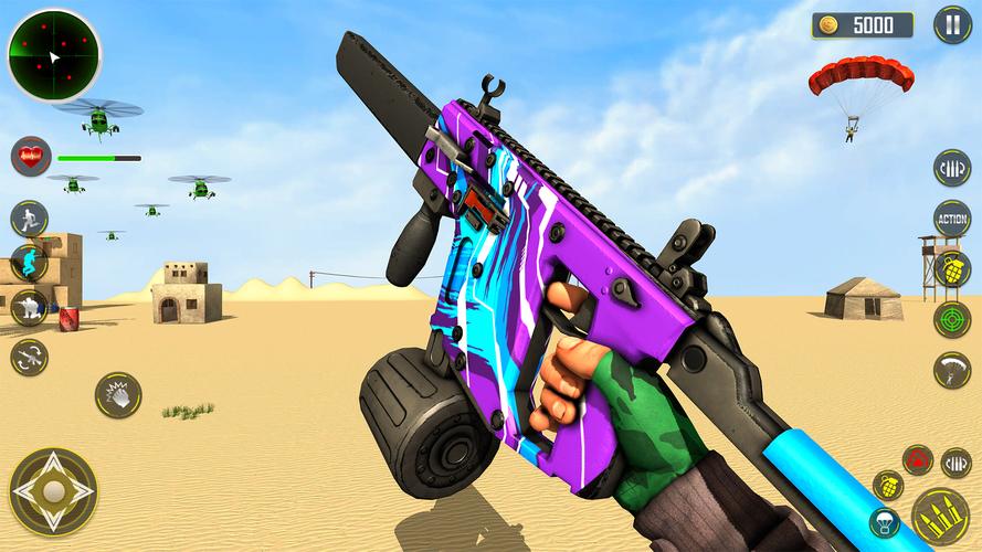 FPS Shooting game 3d gun game 스크린샷 0