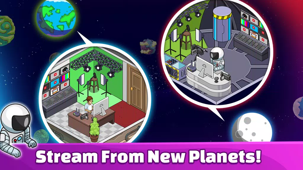 Tube Tycoon - Tubers Simulator ภาพหน้าจอ 1