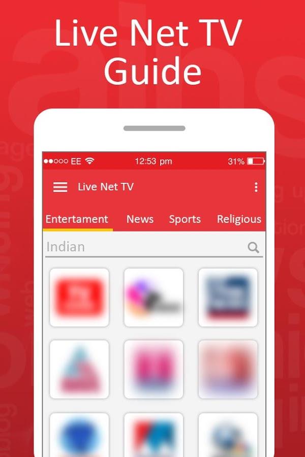 Live Net TV Streaming Guide Captura de tela 0